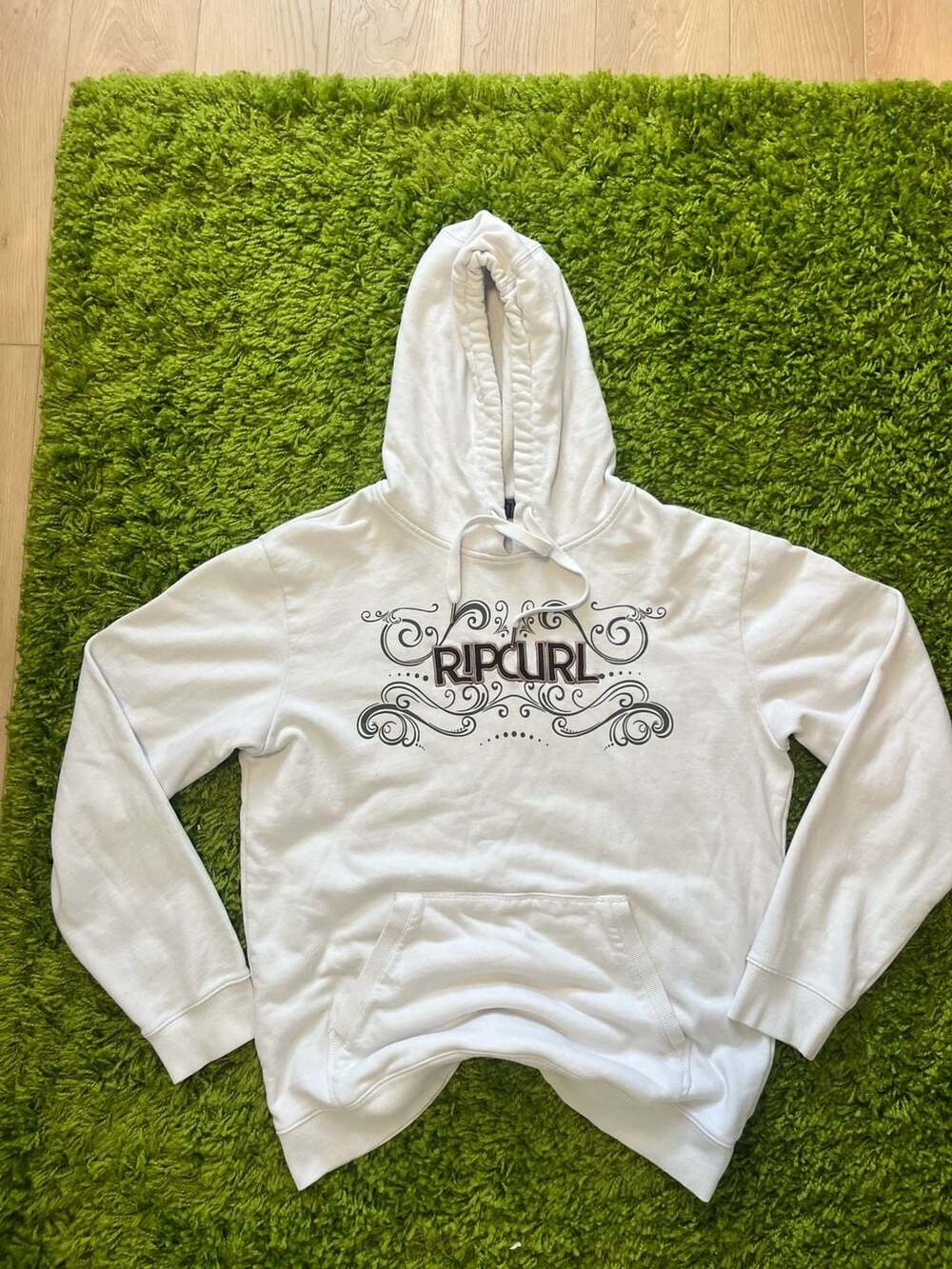 Rip Curl Live The Search Graphic Hoodie White Size L